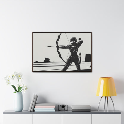 Silent Hunter - Gallery Canvas Wraps, Horizontal Frame