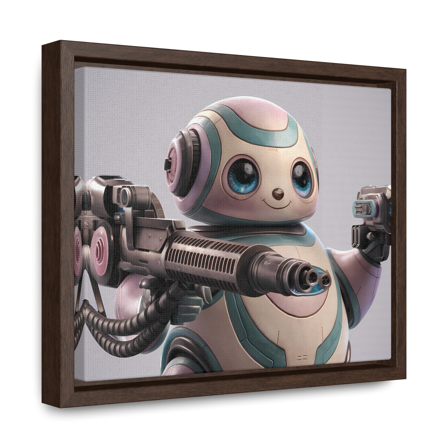 "Adorable Defender" - Gallery Canvas Wraps, Horizontal Frame