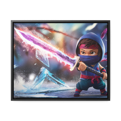 Blade of the Frozen Shadow - Gallery Canvas Wraps, Horizontal Frame