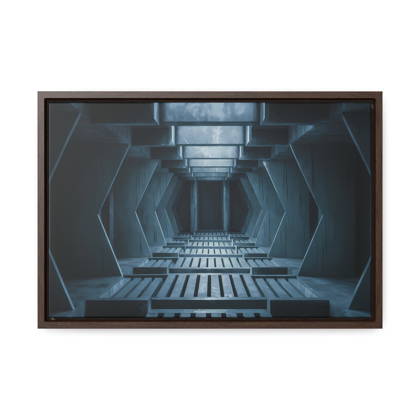 Echoes of the Forgotten Passage - Gallery Canvas Wraps, Horizontal Frame