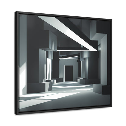 Echoes of Geometry - Gallery Canvas Wraps, Horizontal Frame