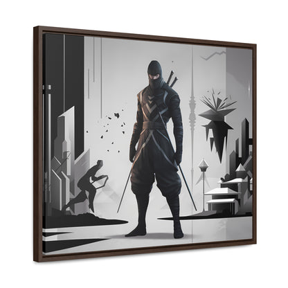 Shadowblade: The Silent Protector - Gallery Canvas Wraps, Horizontal Frame