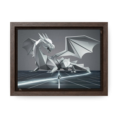 Confrontation in the Digital Realm - Gallery Canvas Wraps, Horizontal Frame