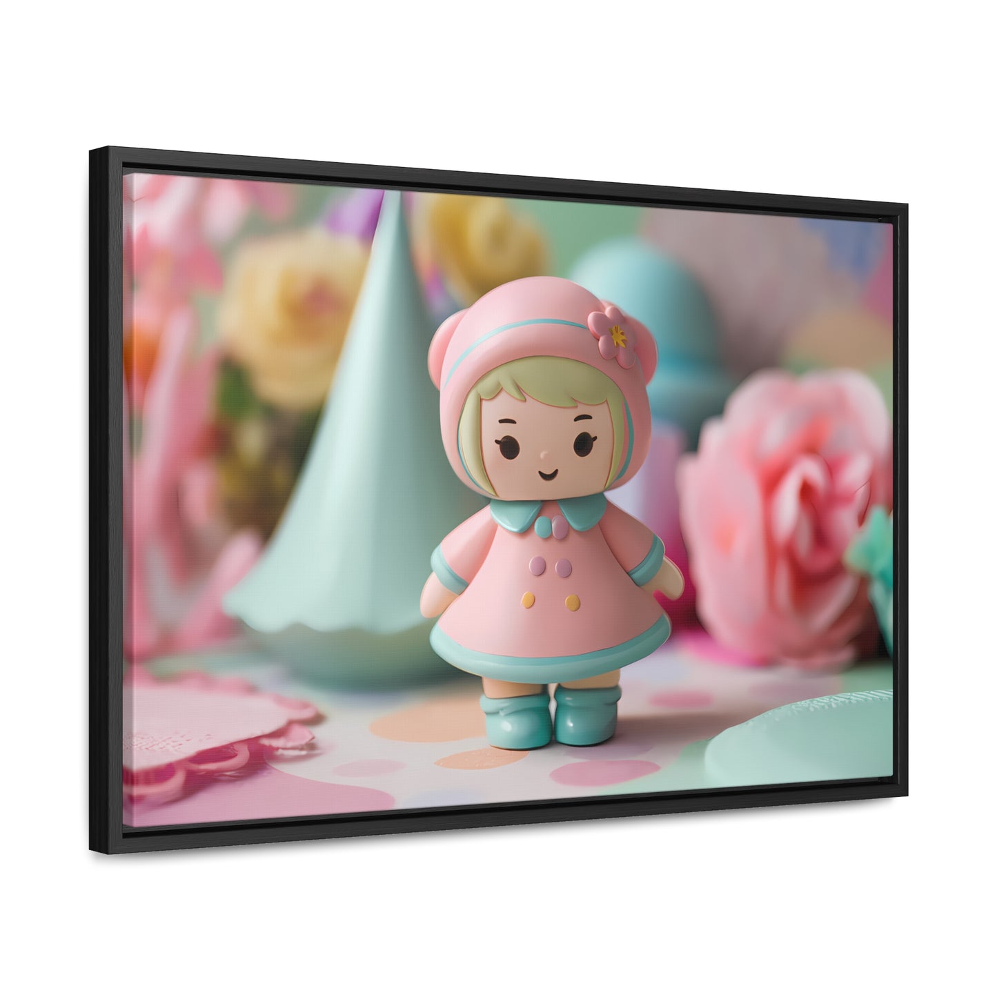 Sweet Pastel Dreamland - Gallery Canvas Wraps, Horizontal Frame