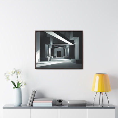 Echoes of Geometry - Gallery Canvas Wraps, Horizontal Frame