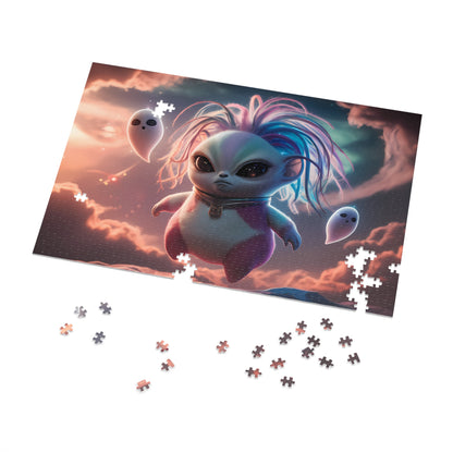 Galactic Spirit Guardian in the Ethereal Realm - Jigsaw Puzzle (30, 110, 252, 500,1000-Piece)