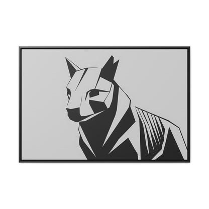 Geometric Guardian - Gallery Canvas Wraps, Horizontal Frame