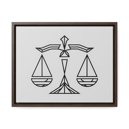 Balance of Justice - Gallery Canvas Wraps, Horizontal Frame