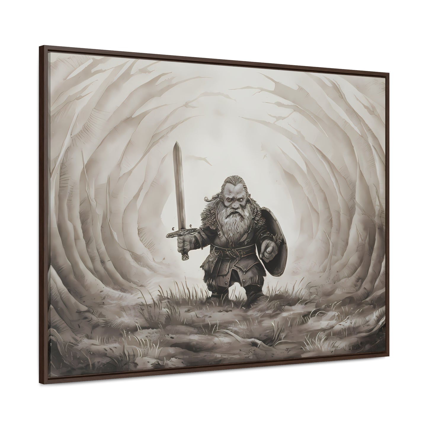 Defender of the Hollowed Path - Gallery Canvas Wraps, Horizontal Frame