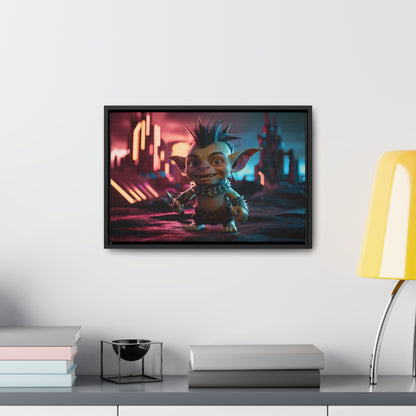 Goblin of the Neon Wastelands - Gallery Canvas Wraps, Horizontal Frame