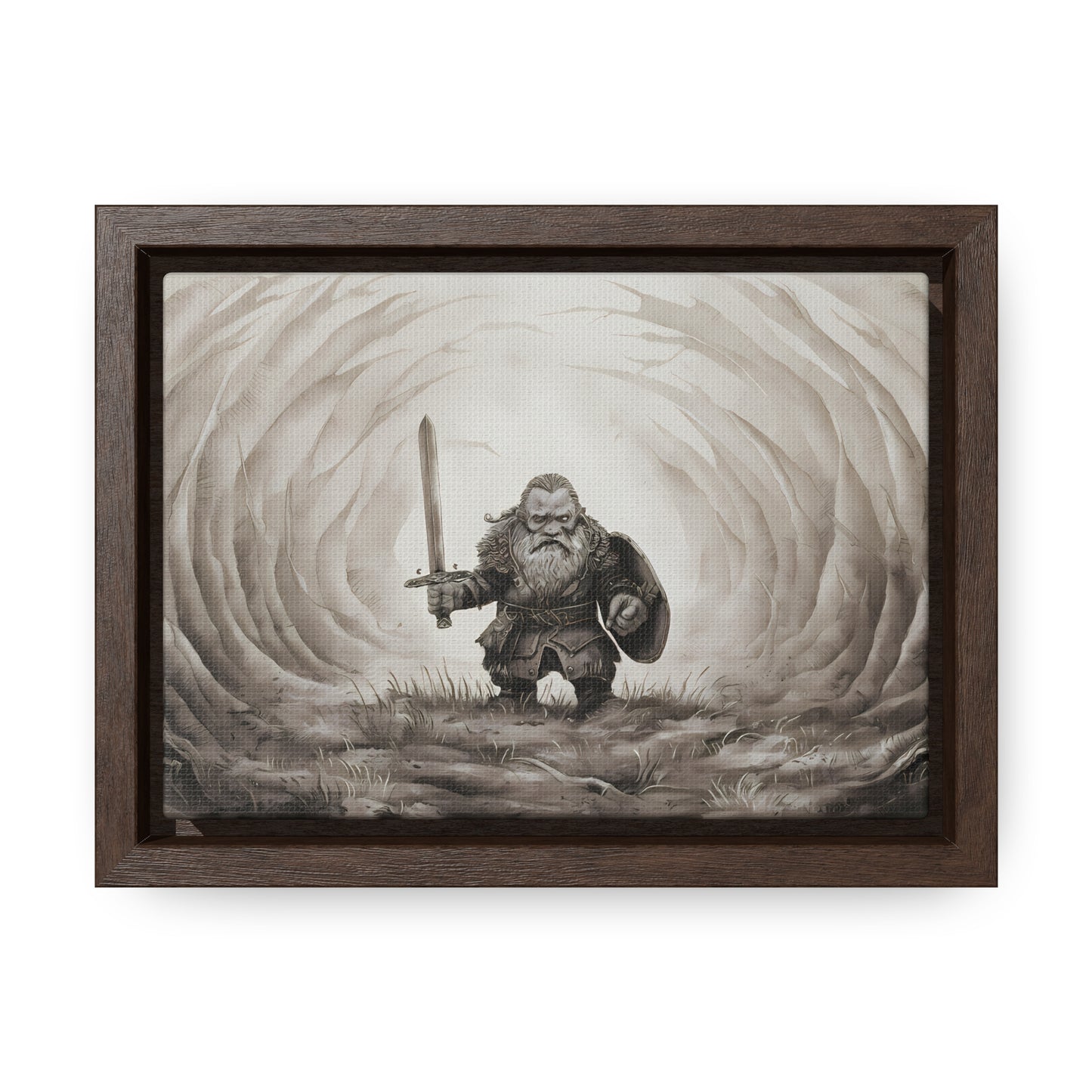 Defender of the Hollowed Path - Gallery Canvas Wraps, Horizontal Frame