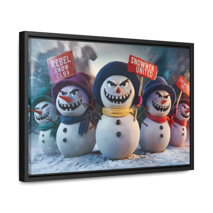 Frosty Revolt - Gallery Canvas Wraps, Horizontal Frame