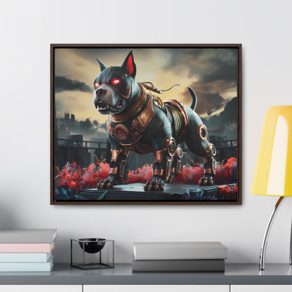 Cyberhound Sentinel - Gallery Canvas Wraps, Horizontal Frame