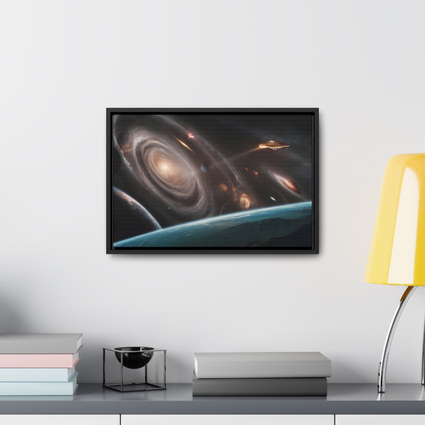 Galactic Odyssey - Gallery Canvas Wraps, Horizontal Frame