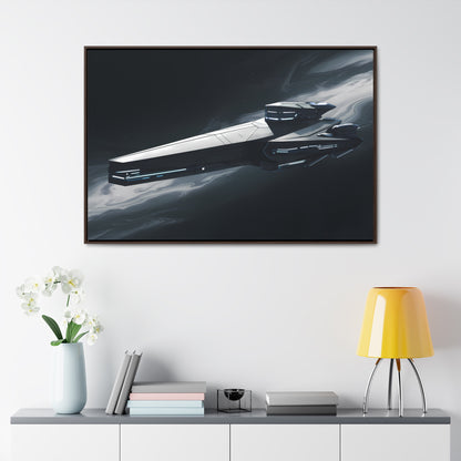 Starship of the Void - Gallery Canvas Wraps, Horizontal Frame