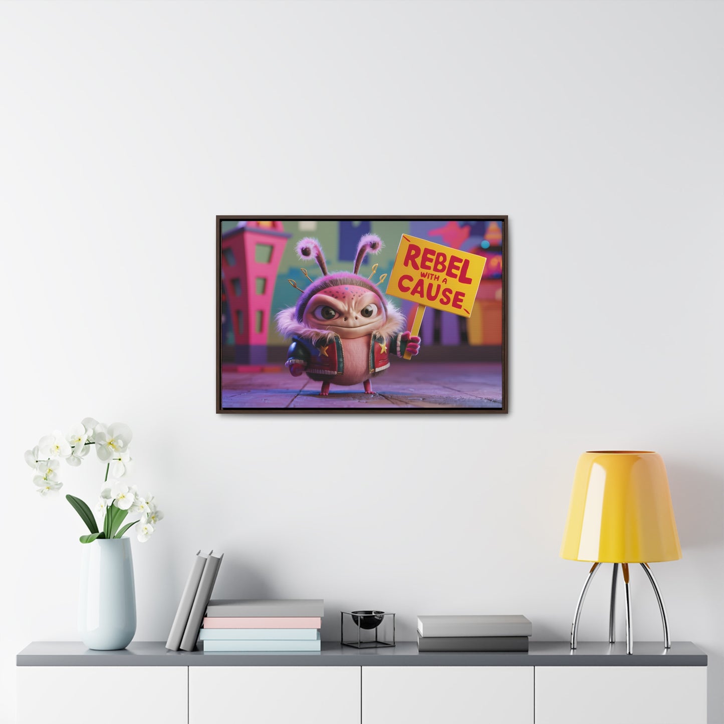 Rebel with a Cause - Gallery Canvas Wraps, Horizontal Frame