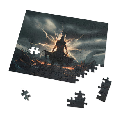 Magical Fire Warrior - Jigsaw Puzzle (30, 110, 252, 500,1000-Piece)