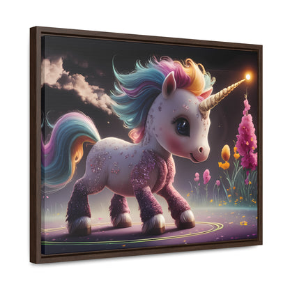 "Twilight Spark of the Enchanted Meadow" - Gallery Canvas Wraps, Horizontal Frame