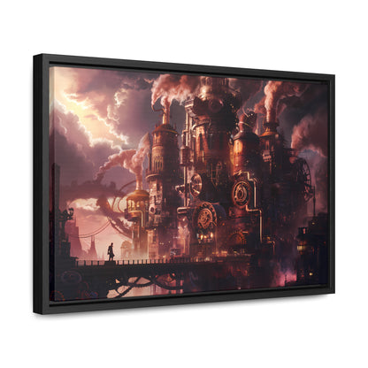 Industrial Twilight - Gallery Canvas Wraps, Horizontal Frame