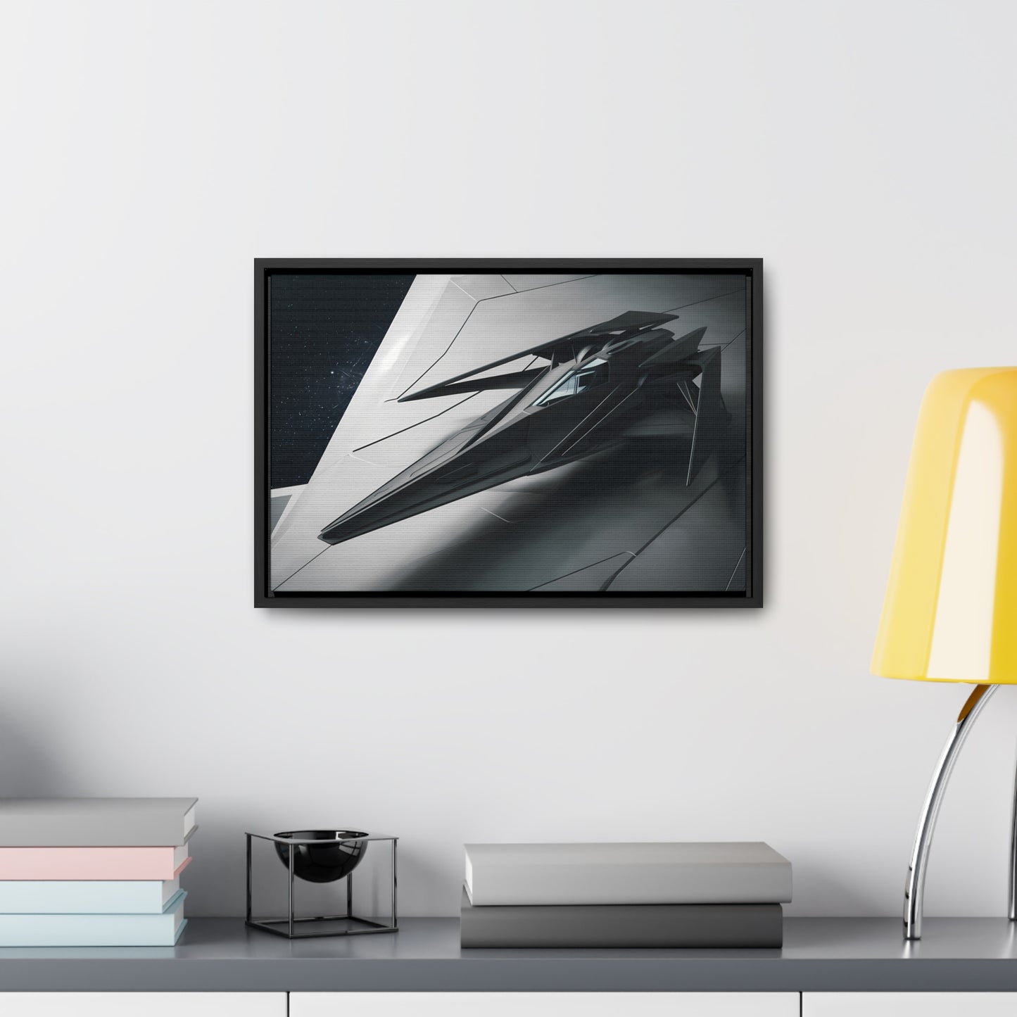 Starlance Stealth Interceptor - Gallery Canvas Wraps, Horizontal Frame