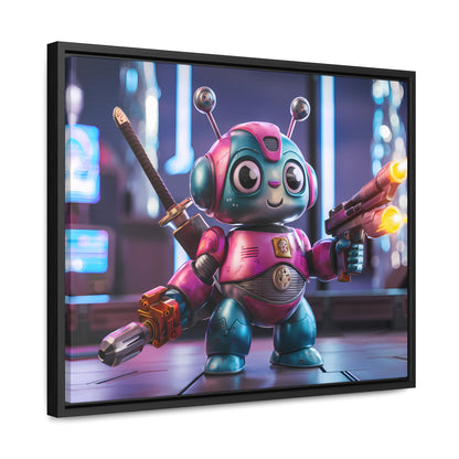 Robo-Samurai Defender - Gallery Canvas Wraps, Horizontal Frame