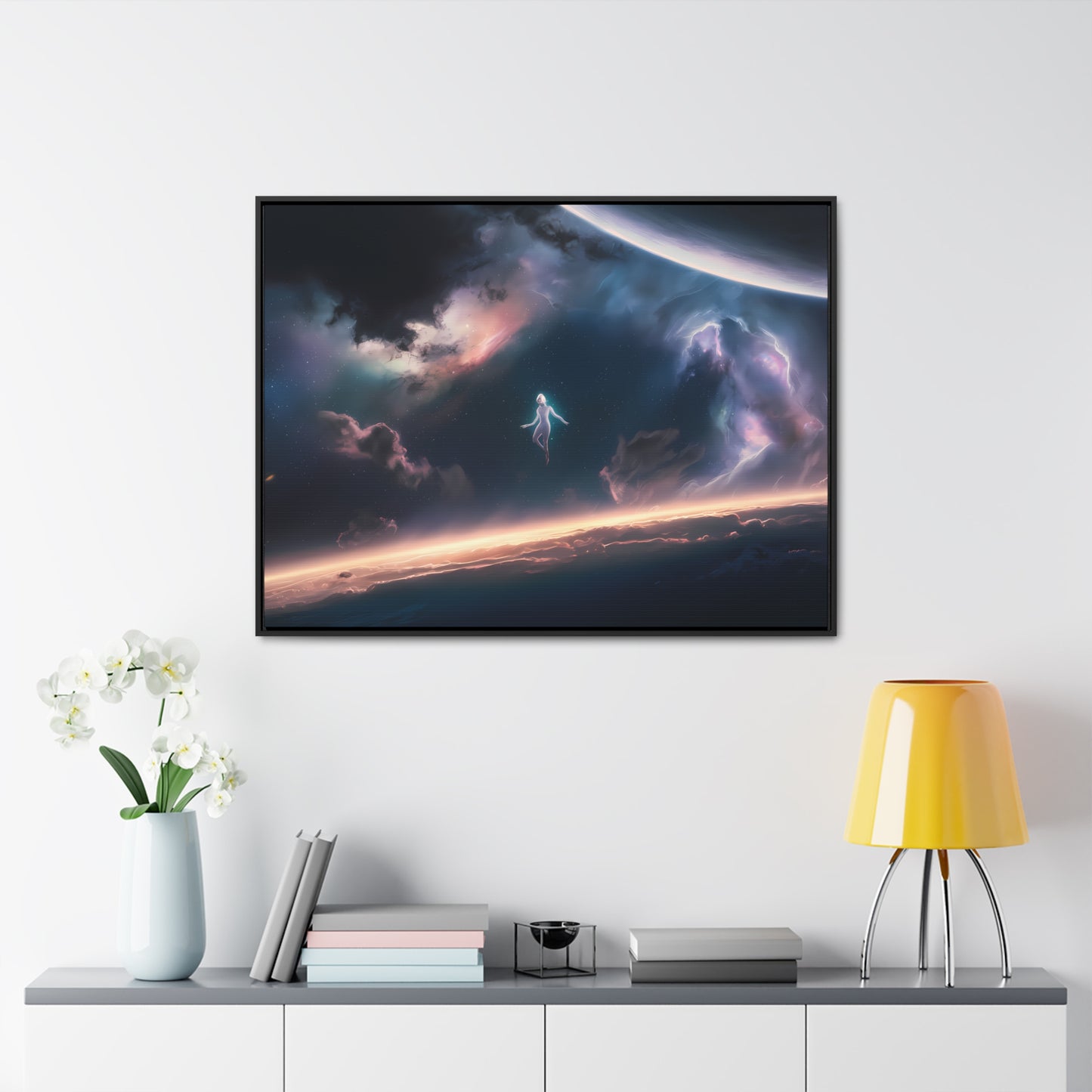 Ascension Beyond the Horizon - Gallery Canvas Wraps, Horizontal Frame