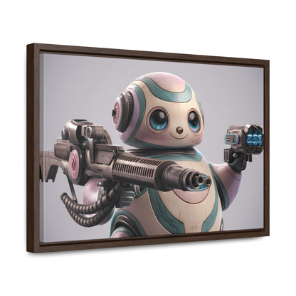 "Adorable Defender" - Gallery Canvas Wraps, Horizontal Frame