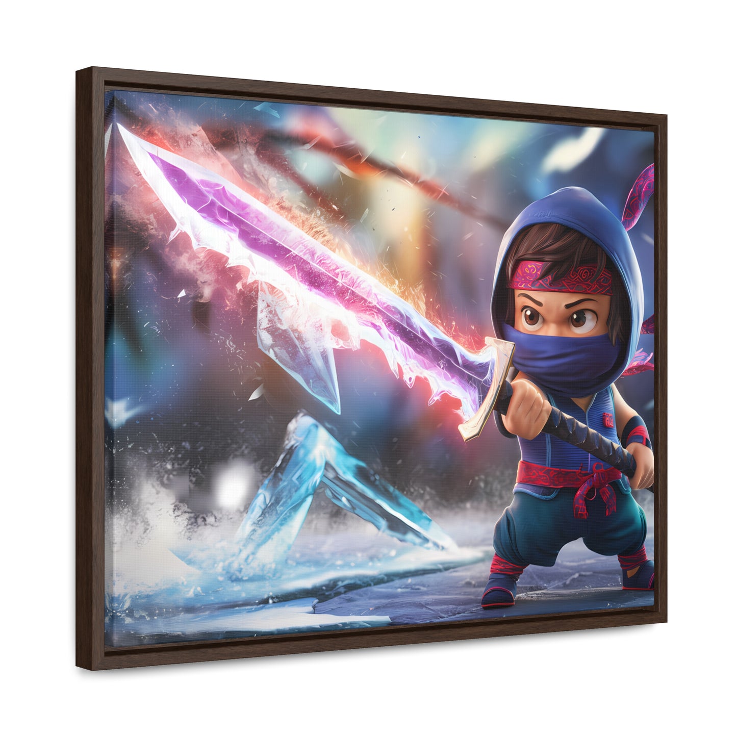 Blade of the Frozen Shadow - Gallery Canvas Wraps, Horizontal Frame