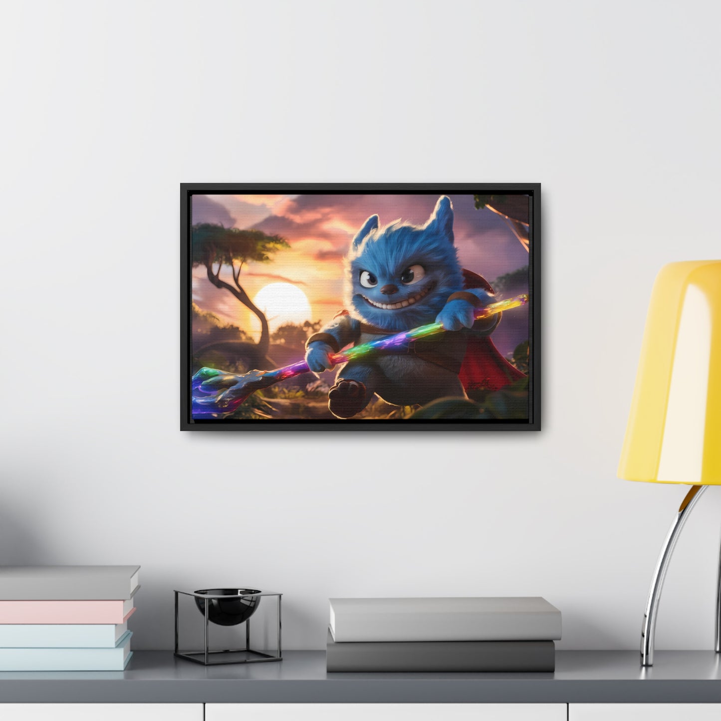 Guardian of the Enchanted Forest - Gallery Canvas Wraps, Horizontal Frame