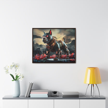 Cyberhound Sentinel - Gallery Canvas Wraps, Horizontal Frame