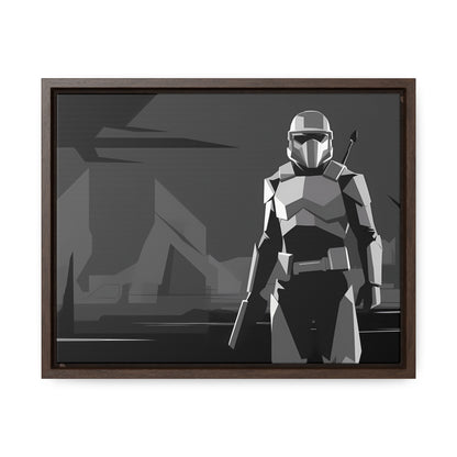 The Lone Protector - Gallery Canvas Wraps, Horizontal Frame