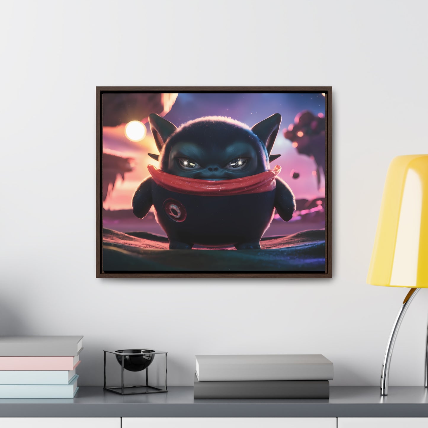 "Guardian of the Floating Isles" - Gallery Canvas Wraps, Horizontal Frame