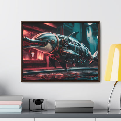 Mechanical Apex Predator - Gallery Canvas Wraps, Horizontal Frame