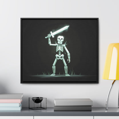 Rise of the Skeleton Warrior - Gallery Canvas Wraps, Horizontal Frame