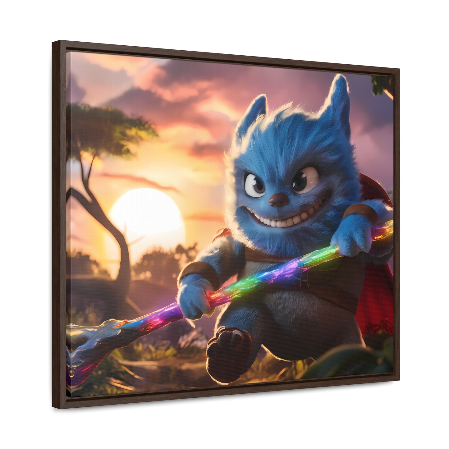 Guardian of the Enchanted Forest - Gallery Canvas Wraps, Horizontal Frame