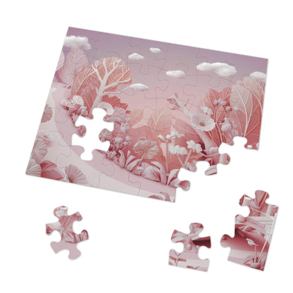 Whimsical Sunrise Garden - Jigsaw Puzzle (30, 110, 252, 500,1000-Piece)