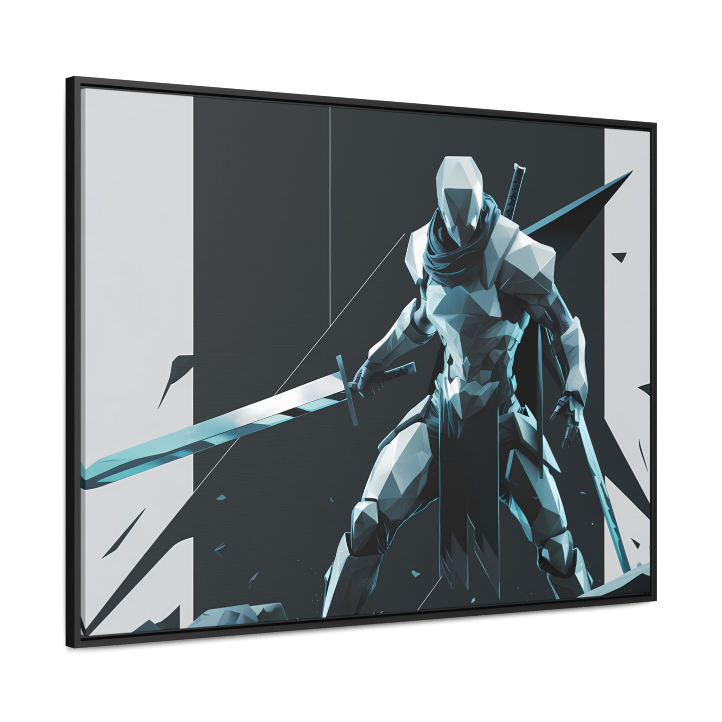 Blade of the Shattered Realm - Gallery Canvas Wraps, Horizontal Frame