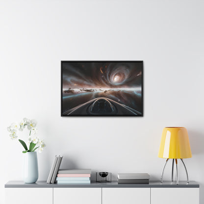 Journey Through the Celestial Abyss - Gallery Canvas Wraps, Horizontal Frame