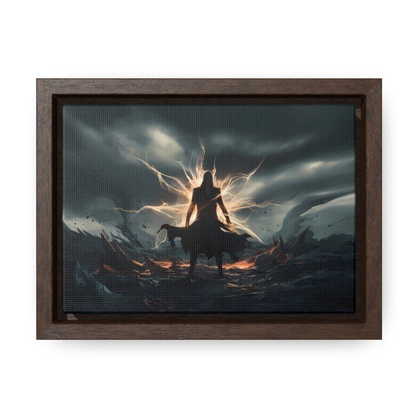 Eclipse of the Dark Conqueror - Gallery Canvas Wraps, Horizontal Frame