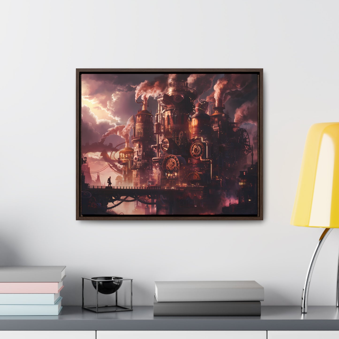 Industrial Twilight - Gallery Canvas Wraps, Horizontal Frame