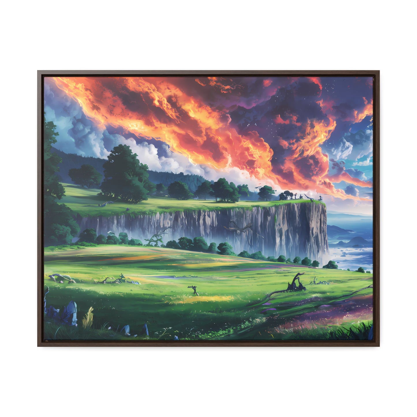 Edge of the Burning Sky - Gallery Canvas Wraps, Horizontal Frame