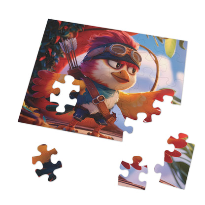 Cute hunting Bird - Jigsaw Puzzle (30, 110, 252, 500,1000-Piece)