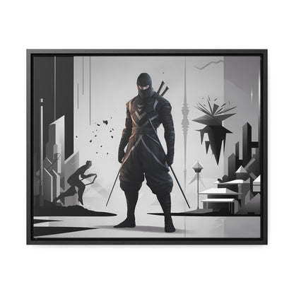 Shadowblade: The Silent Protector - Gallery Canvas Wraps, Horizontal Frame