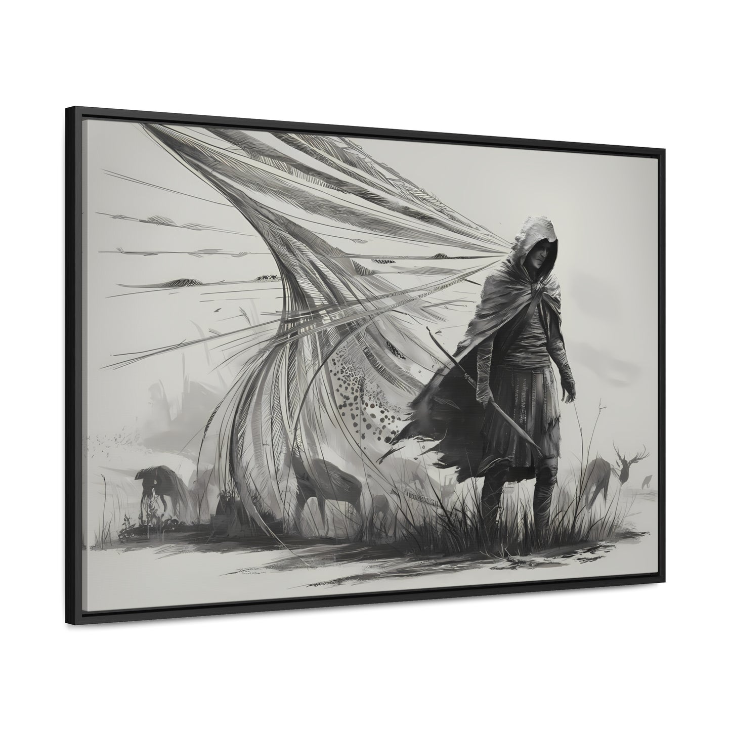 Whispers of the Windwalker - Gallery Canvas Wraps, Horizontal Frame